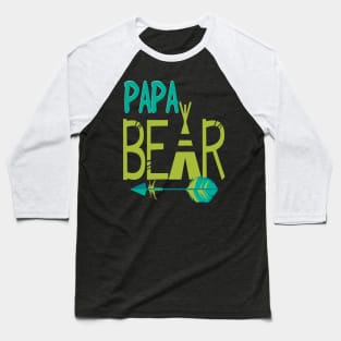 FAther (2) Papa Bear 1 Baseball T-Shirt